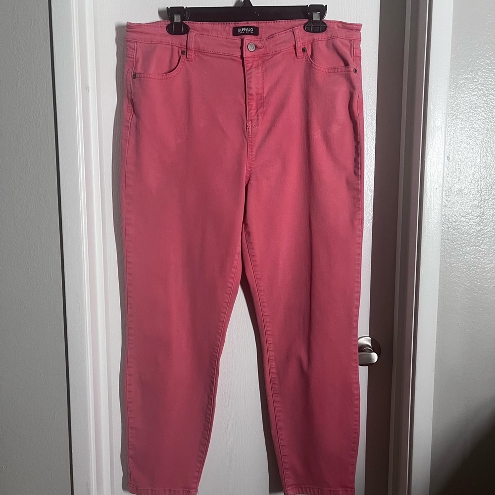 Spectacular High Waisted Women's Pink Skinny Jeans